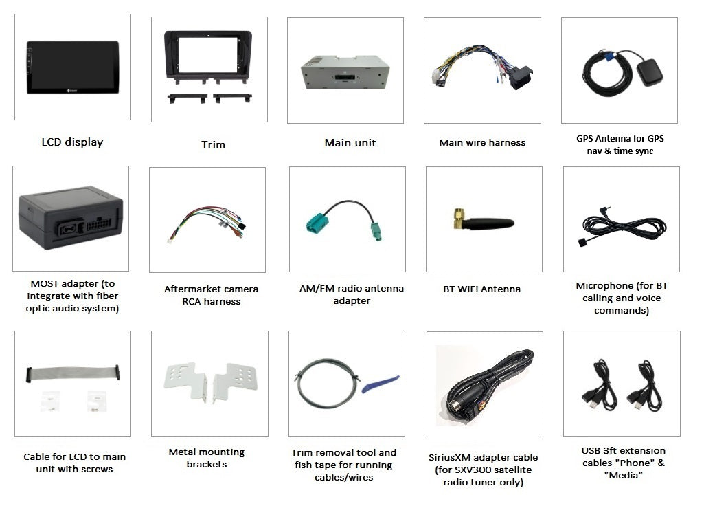 Dynavin D10-DF432 Multimedia Stereo System for Mercedes ML Class 2005-2011 and GL 2006-2012 w/Premium Audio + MOST Adapter