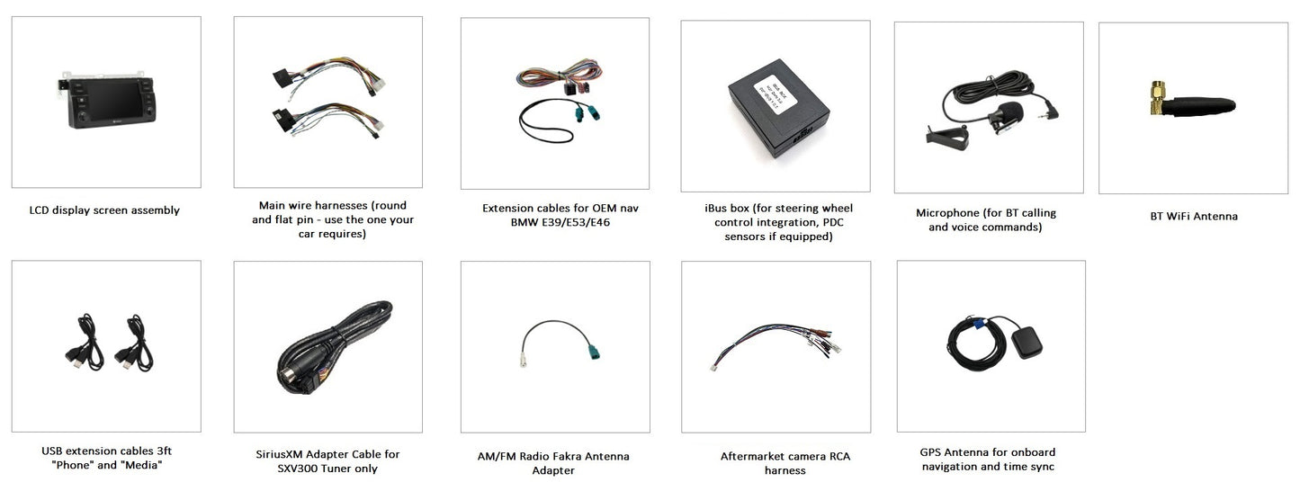 Dynavin D9-E46 Multimedia Stereo System for BMW 3 Series 1998-2006 with OEM navigation