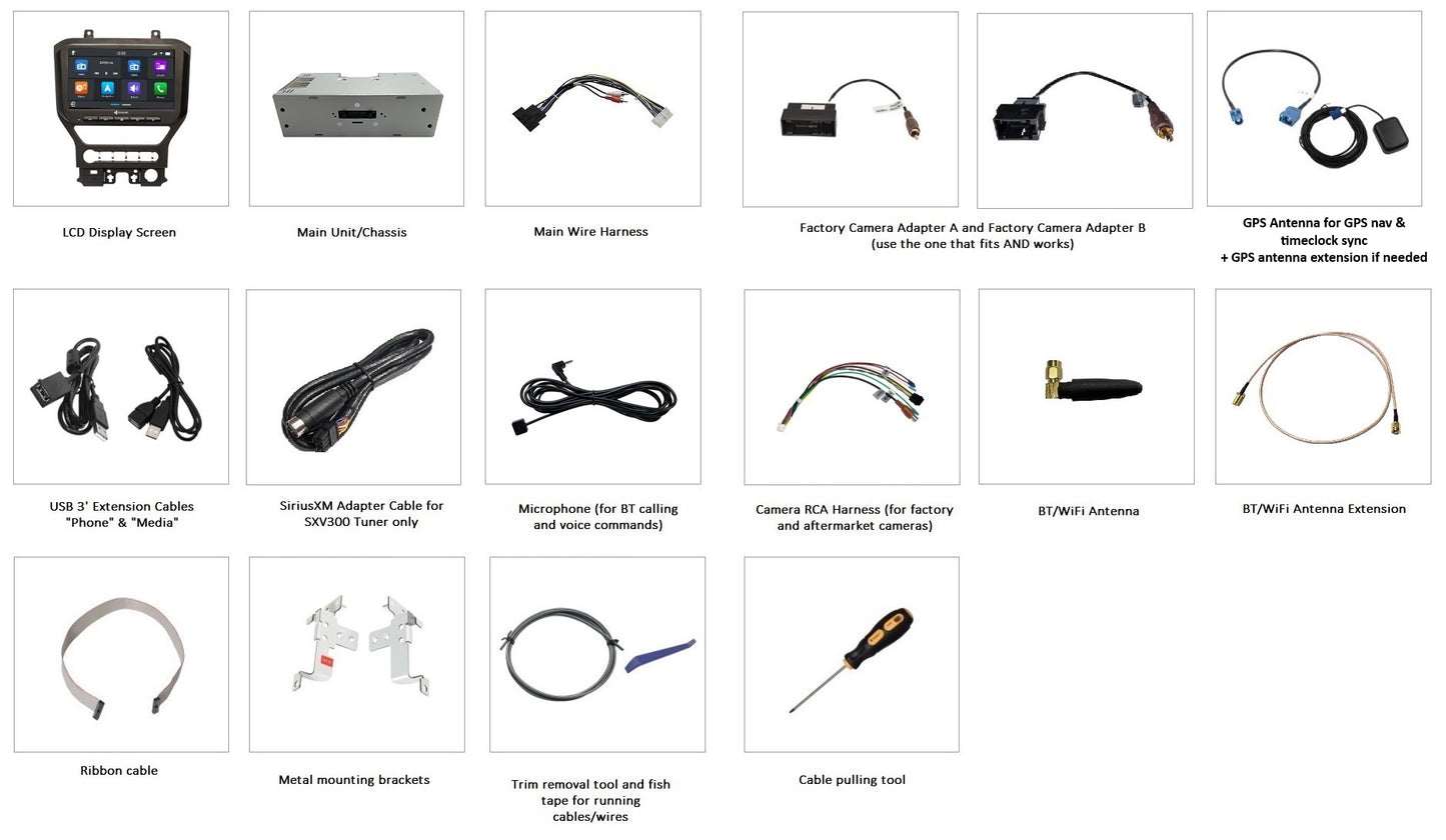 Dynavin D9-MST2015H Multimedia Stereo System for Ford Mustang 2015-2023 PREMIUM MODEL CAR