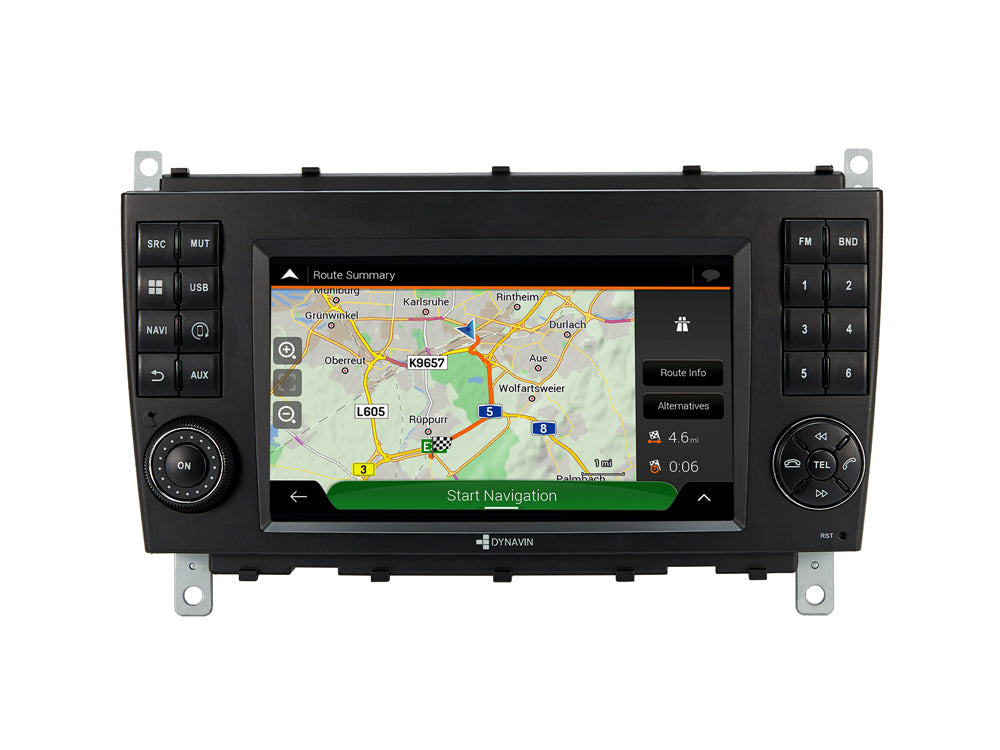 Dynavin 9 D9-MBC Plus Radio Navigation System for Mercedes C Class 2004-2007 & G Class 2007-2011 with Standard Audio